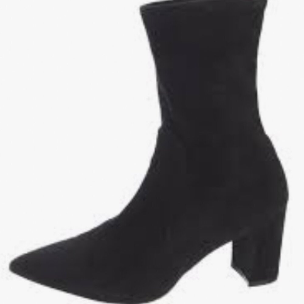Stuart Weizman black sued boots 37.5 ( Landry 75 mid-calf boots)